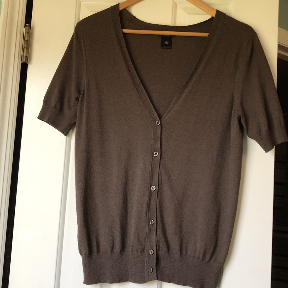 Ann Taylor Short Sleeve Cardigan